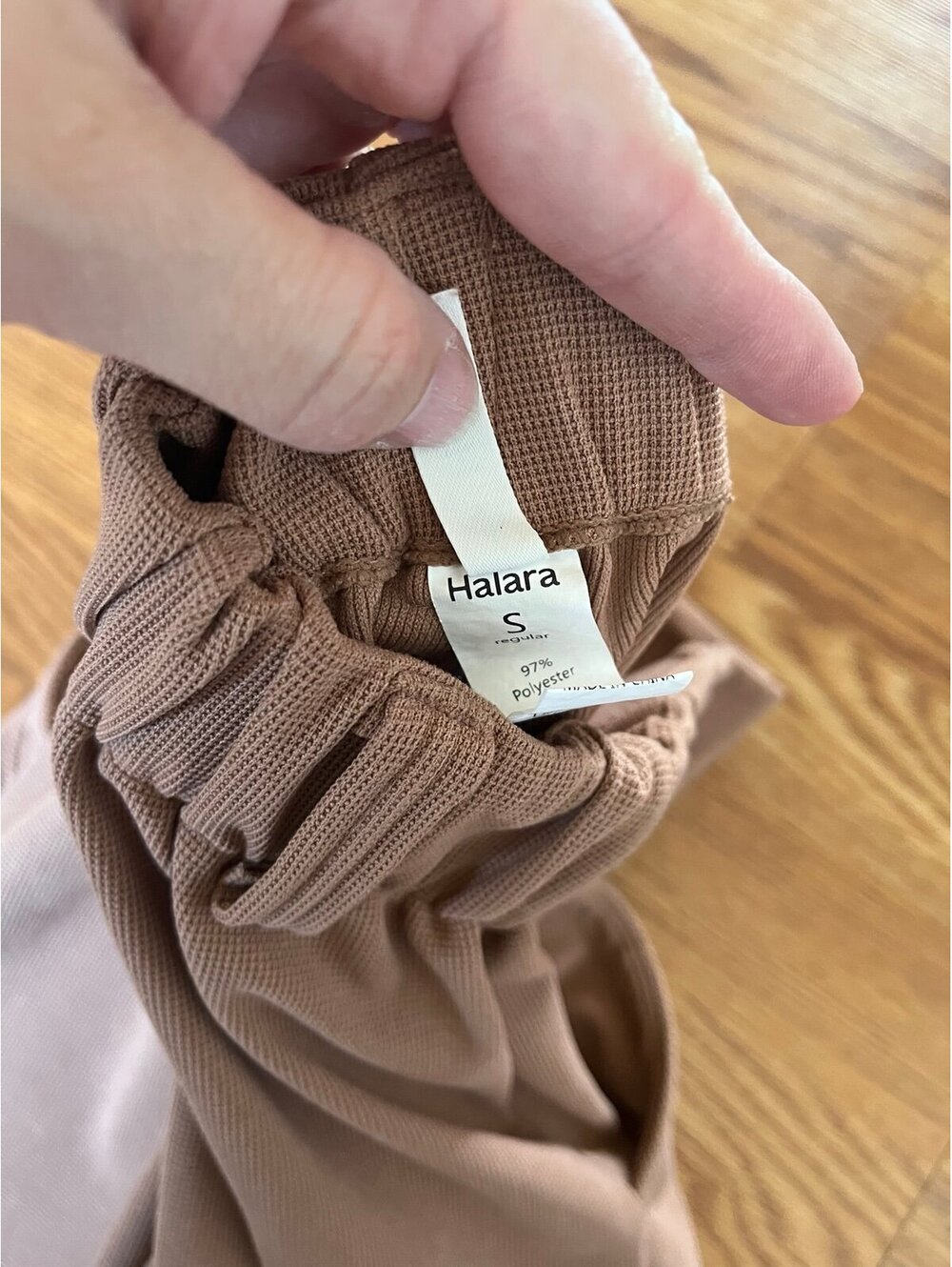 Halara wide leg flex waffle work pants (S) - Picture 8 of 11
